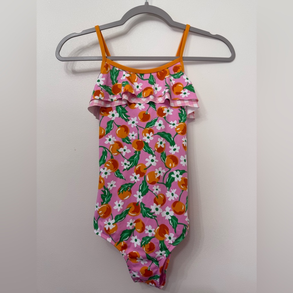 Lands End Draper James Girls One Piece Swimsuit - Picture 3 of 8